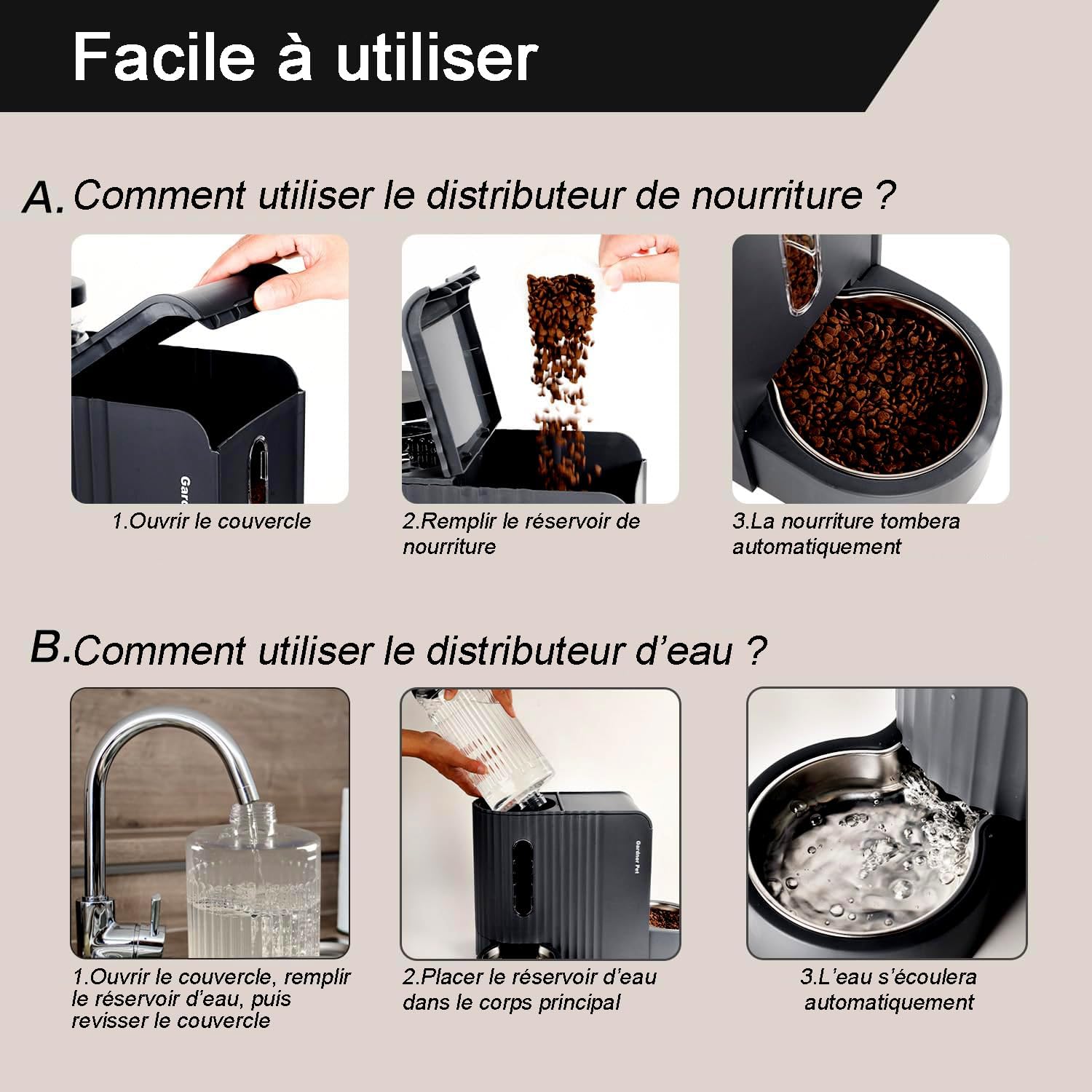 distributeur automatique chat chien Gardner Pet